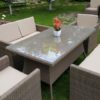 Фото-Infinity & Samurai dining patio set мебель из искусственного ротанга