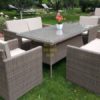 Фото-Infinity & Samurai dining patio set мебель из ротанга