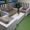 Фото - Комплект мебели из искусственного ротанга Louisiana lounge white beige