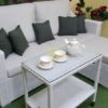 Фото-Pegas patio set мебель из ротанга белая