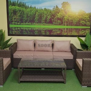 Louisiana royal brown Плетеная мебель Sunlindesign Outdoor