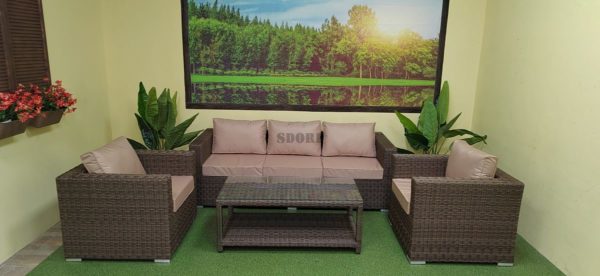 Louisiana royal brown Плетеная мебель Sunlindesign Outdoor