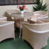 Asturias beige cafe set 4 Мебель на веранду кафе